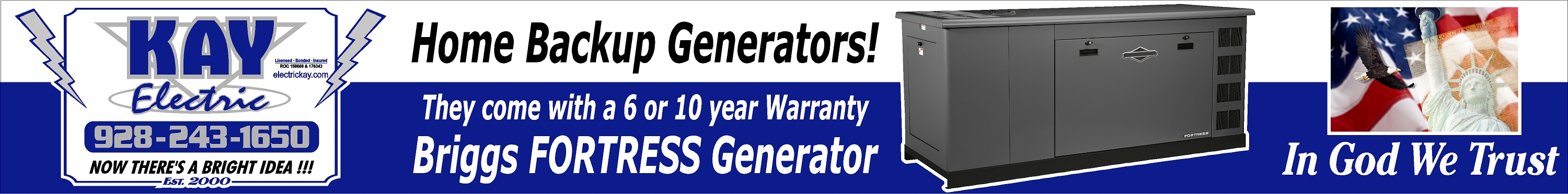 kay electric home banner